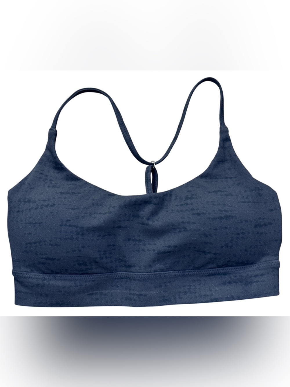 Vuori Navy Blue Sports Bra Adjustable Straps XS Activewear